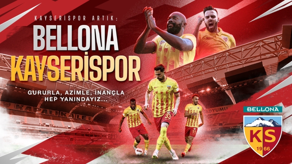 Bellona, Kayserispor’un yeni isim sponsoru oldu